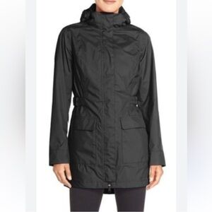 The North Face Women's Tomales Bay Hooded Rain Jacket Black Size Small